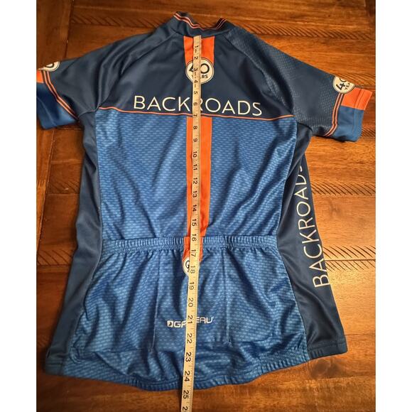 Louis Garneau Women’s Medium Cycling Jersey Backroads Polyester NICE ZIP Front - Picture 6 of 7